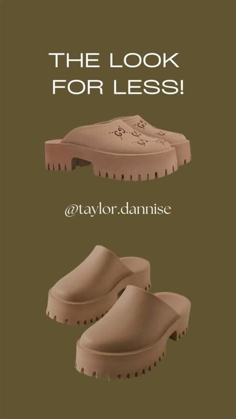 gucci dupe clogs